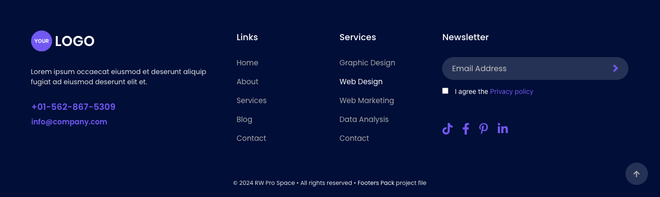 Footer 1 - Alt version