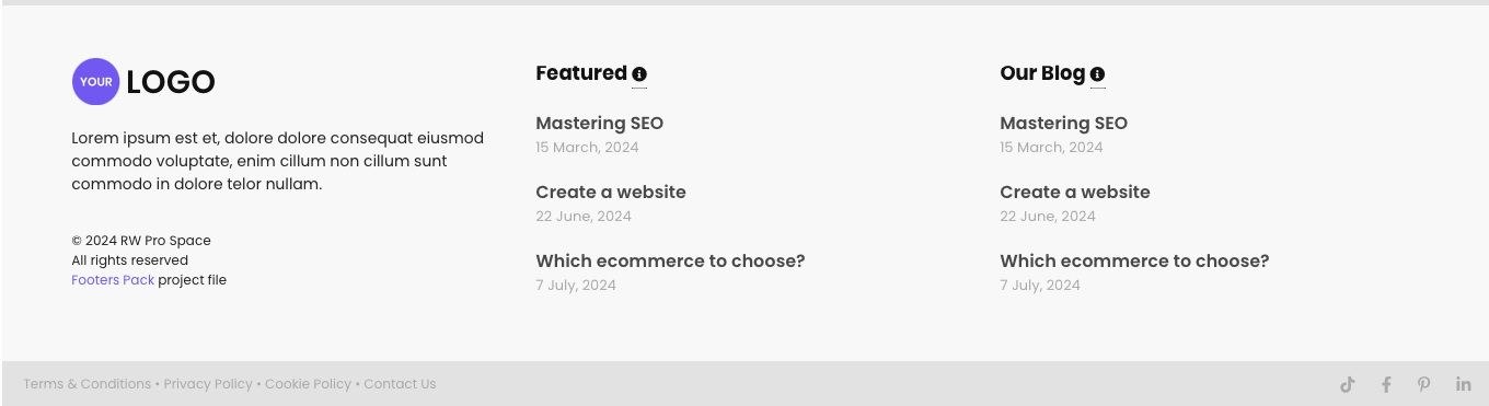 Footer 6 - Normal version