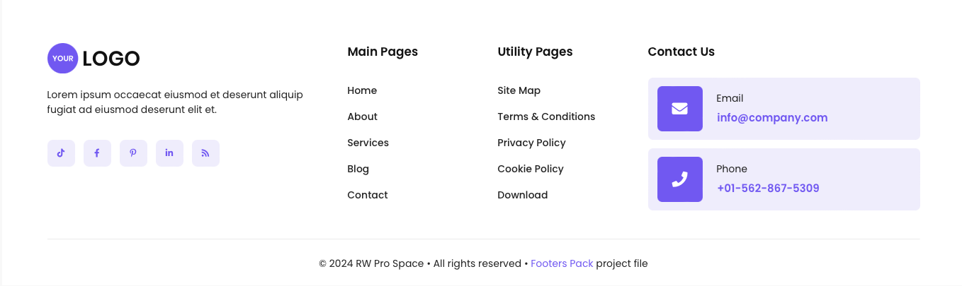 Footer 10 - Normal version
