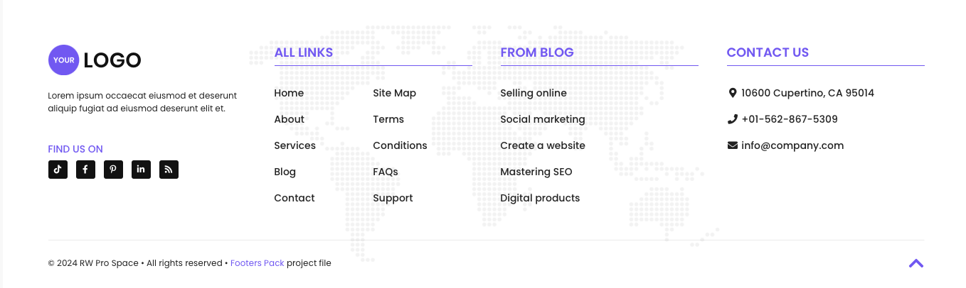 Footer 11 - Normal version