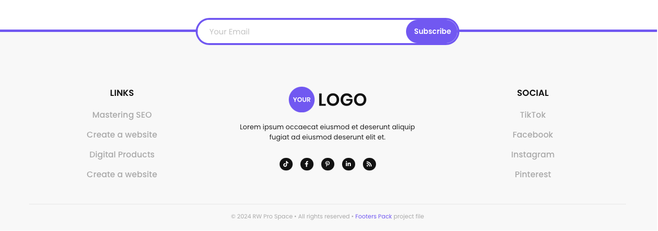 Footer 12 - Normal version