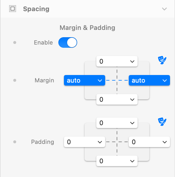 Toggler - Spacing